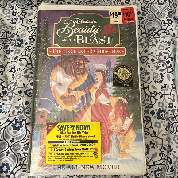 Rare factory sealed Disney Beauty and the beast VHS - Picture 1 of 3
